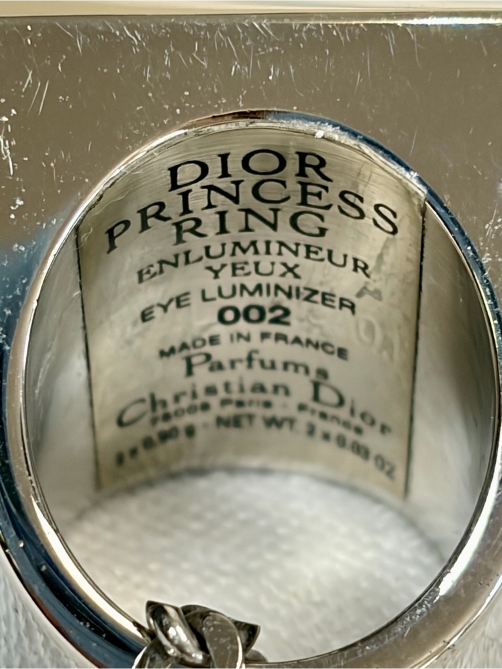 Dior 2005 Princess Ring&Compact, Crystals, mirror, bagcharm, collectible,blue - Picture 6 of 12